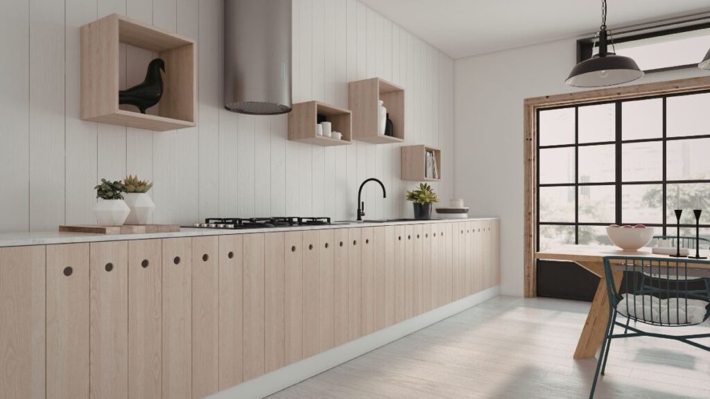 Open Shelving and Floating Cabinets